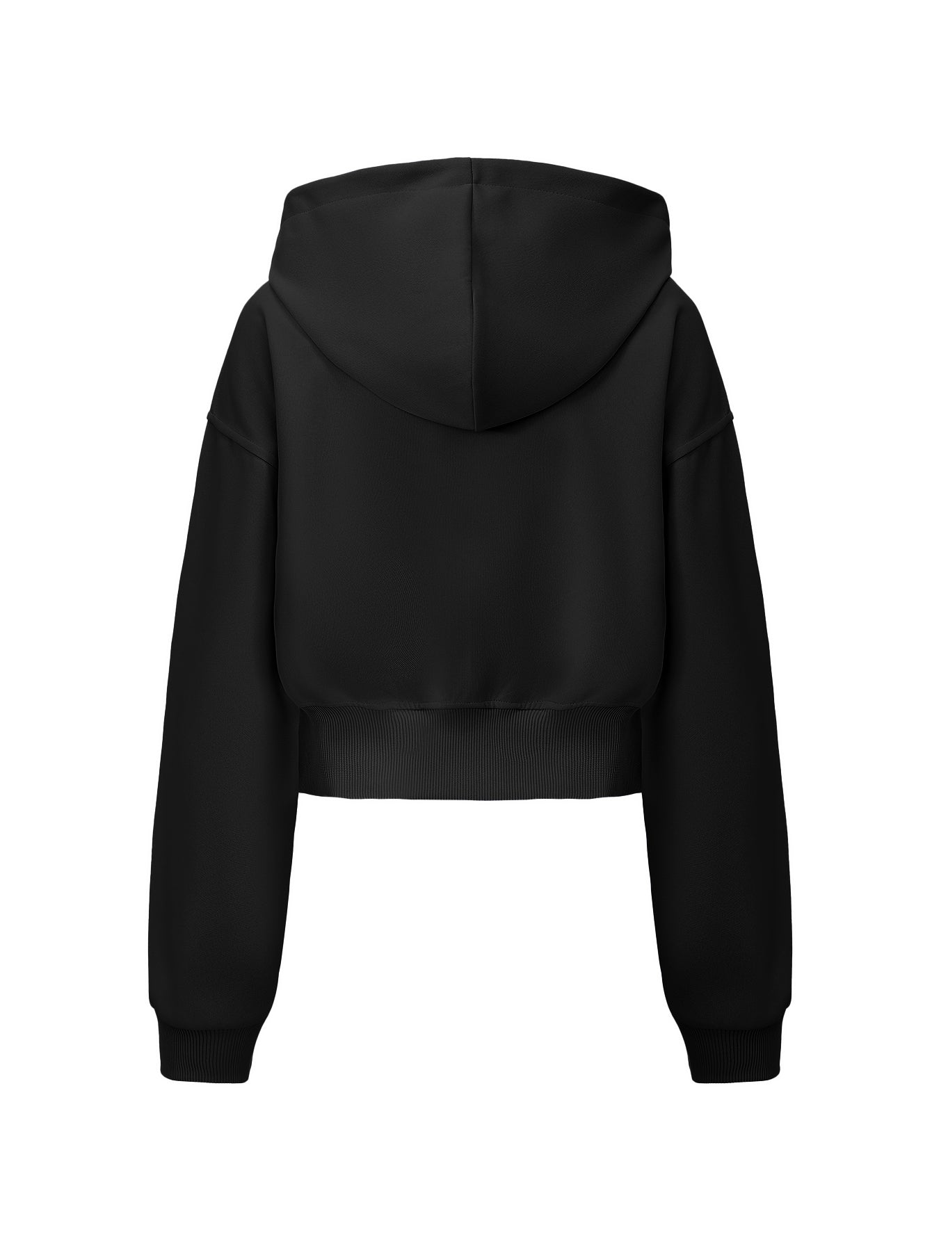 Women’s Elastic Waist Zip-Up Hoodie
