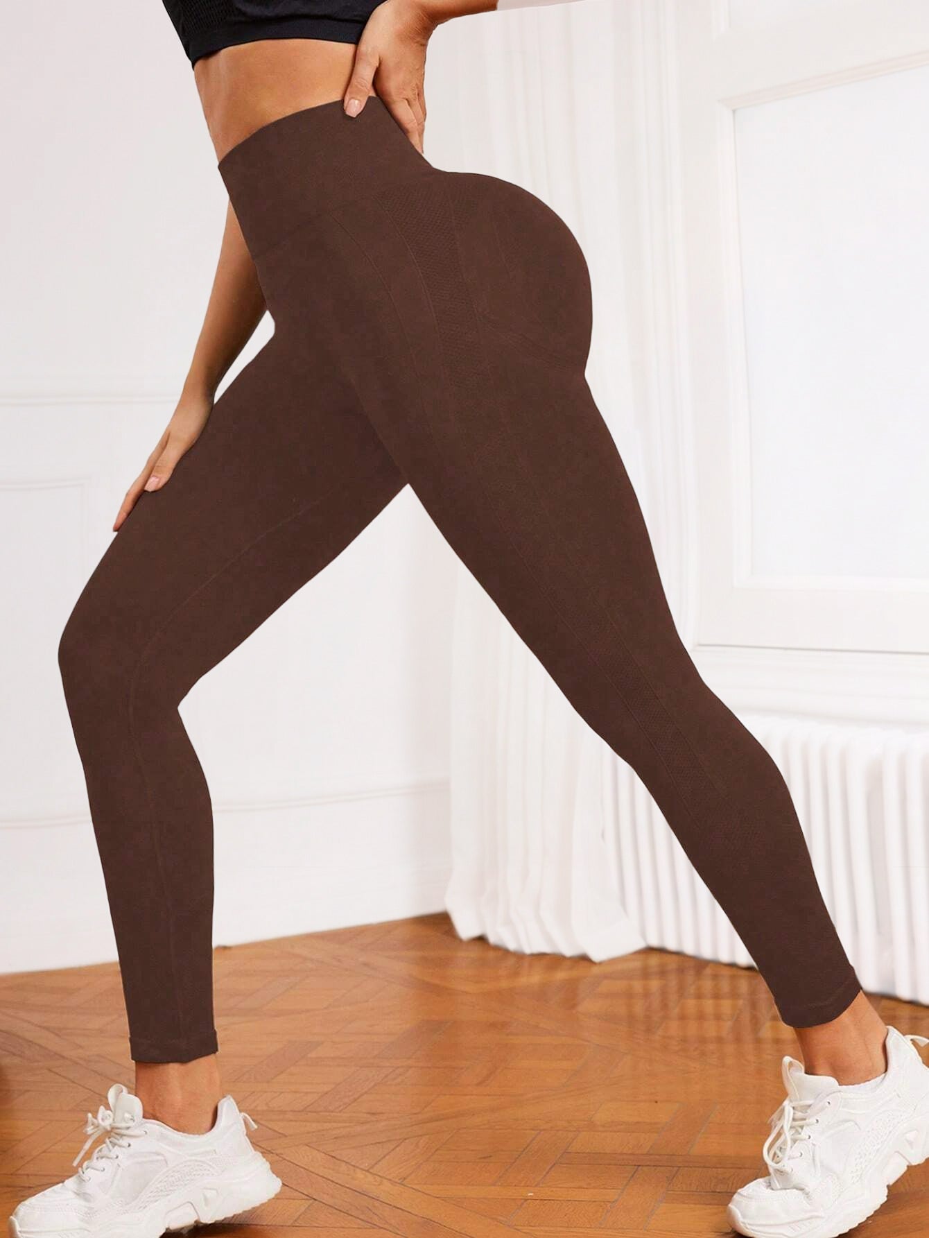 High Waist Side Contour Butt-Lifting Leggings