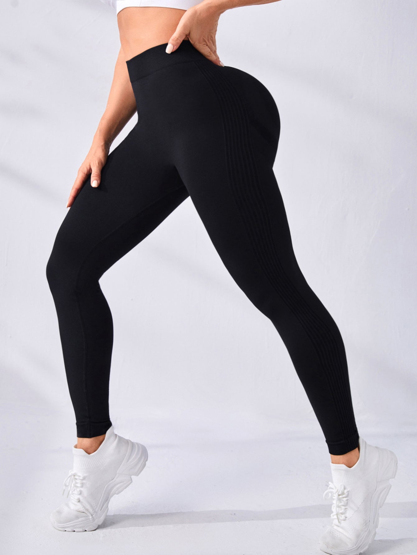 Legging taille haute gainant sans coutures