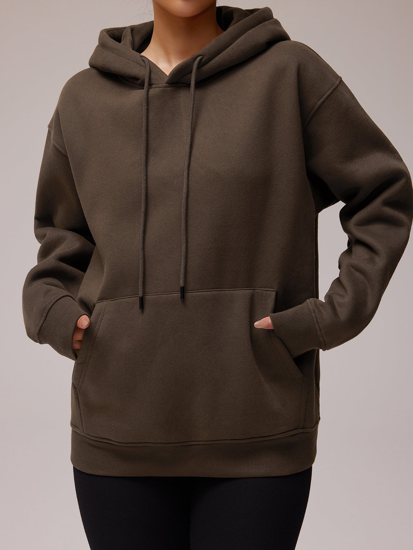 DIY Unisex Lined Pullover Drawstring Hoodie with Pocket