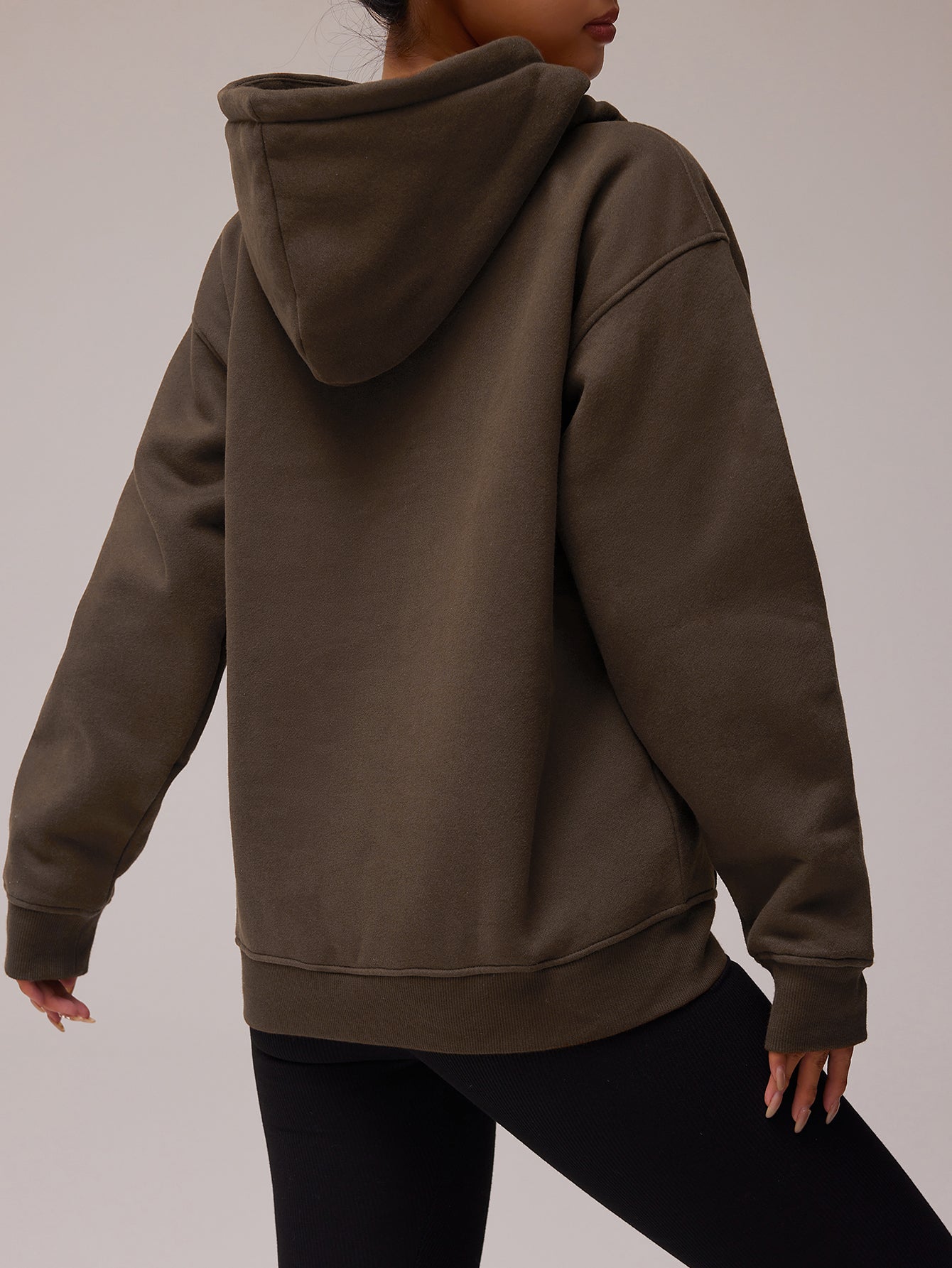 DIY Unisex Lined Pullover Drawstring Hoodie with Pocket