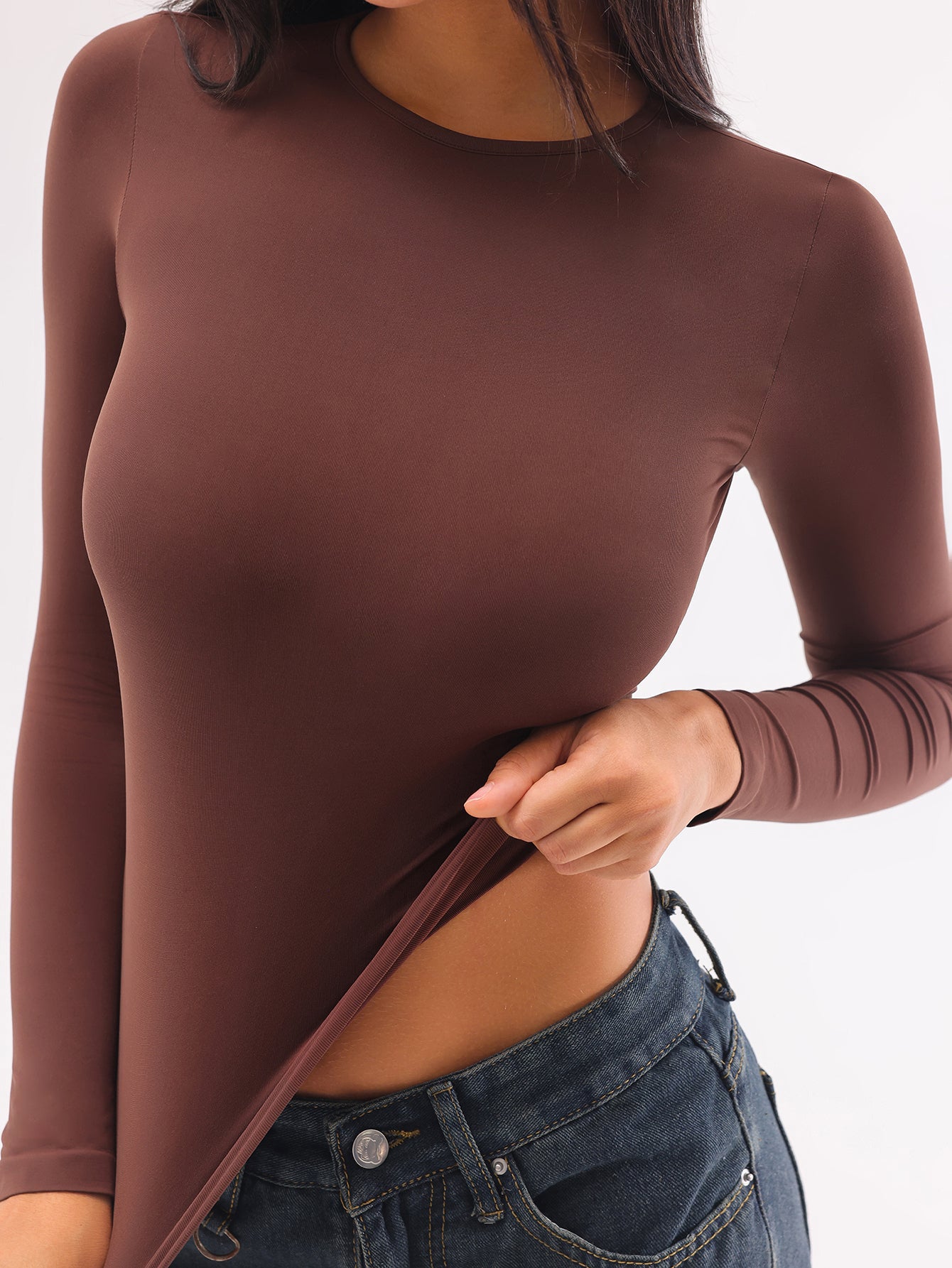 Scented Ultra-Soft Seamless Long-Sleeve Top