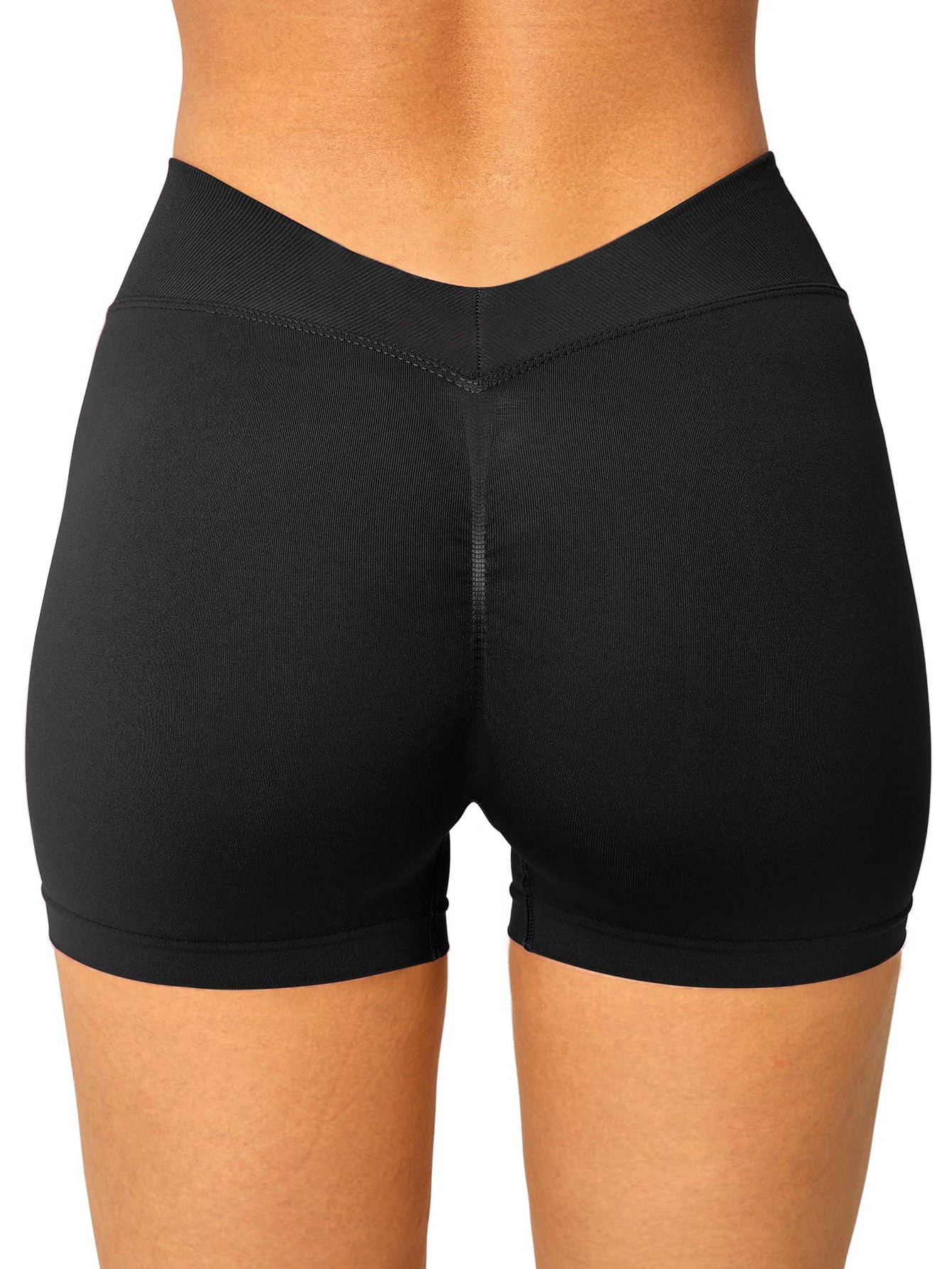 Pantalones cortos sin costuras con escote en V y perfumados