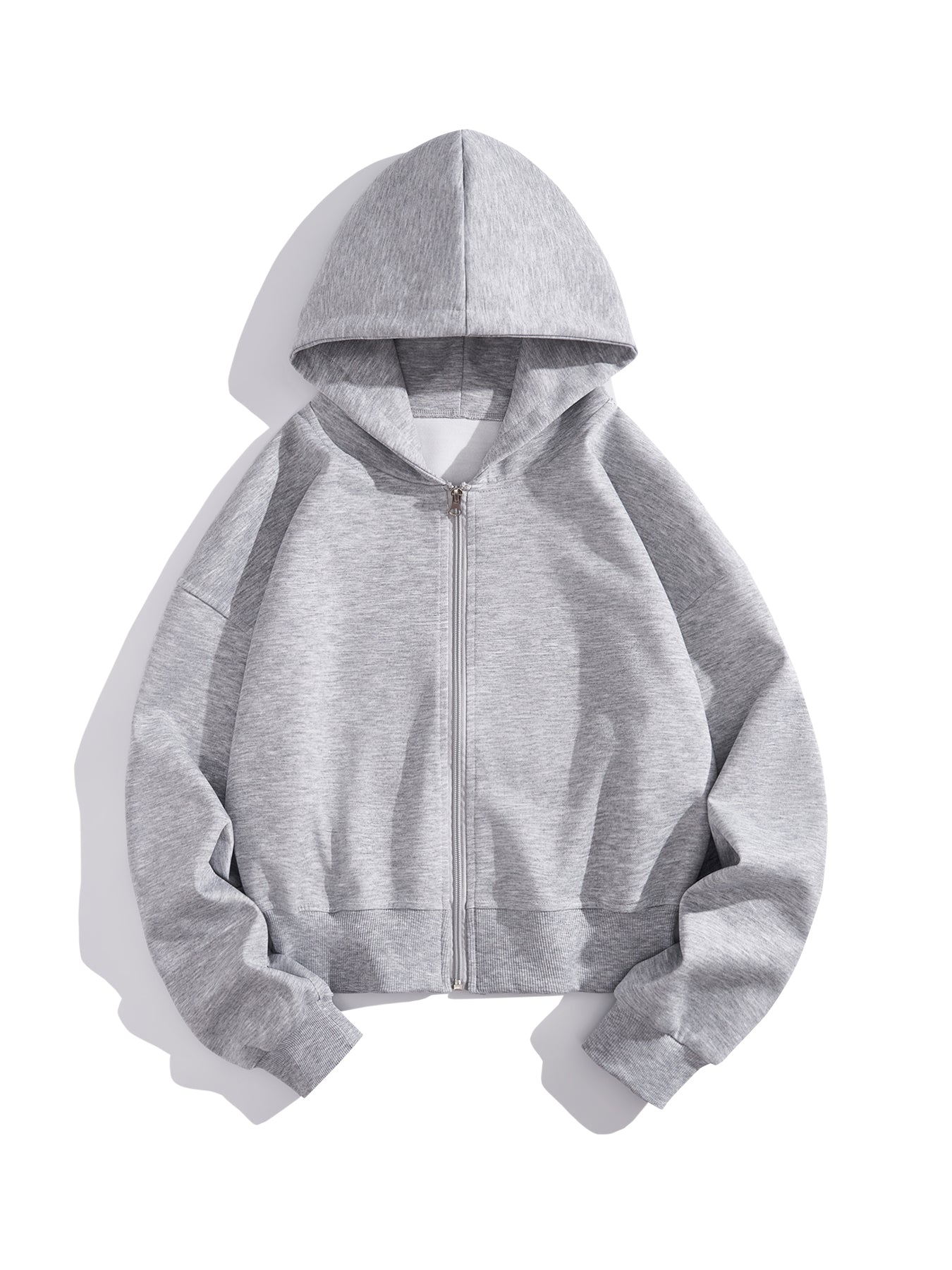 Women’s Elastic Waist Zip-Up Hoodie