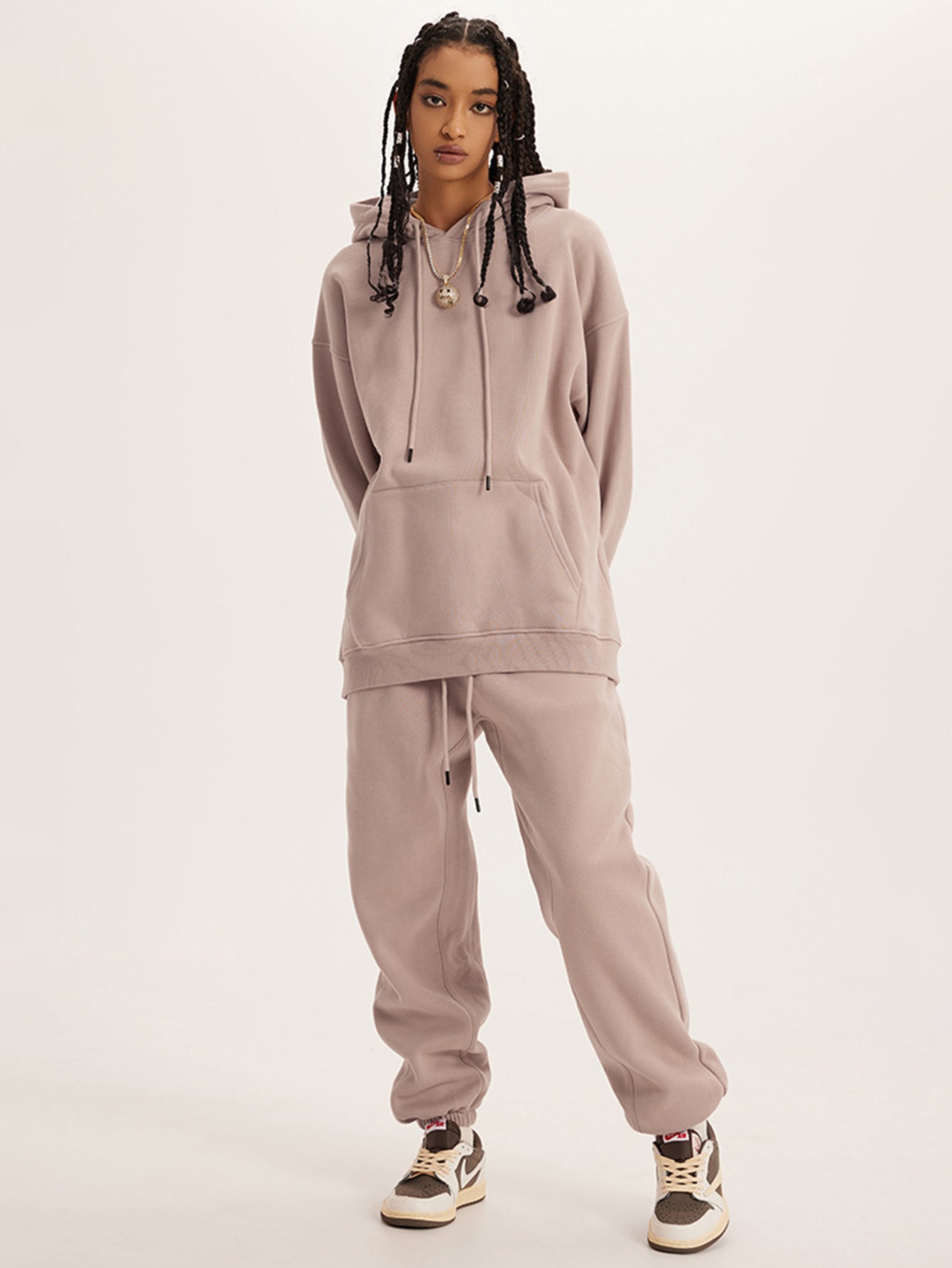 DIY Unisex Lined Pullover Drawstring  Kangaroo Pocket Hoodie