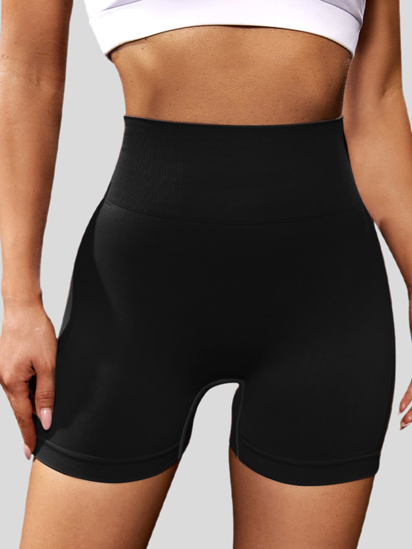 High Waist Butt Contour Seamless Shorts