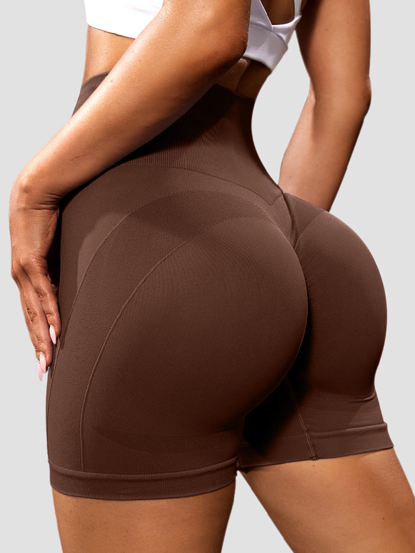 High Waist Butt Contour Seamless Shorts