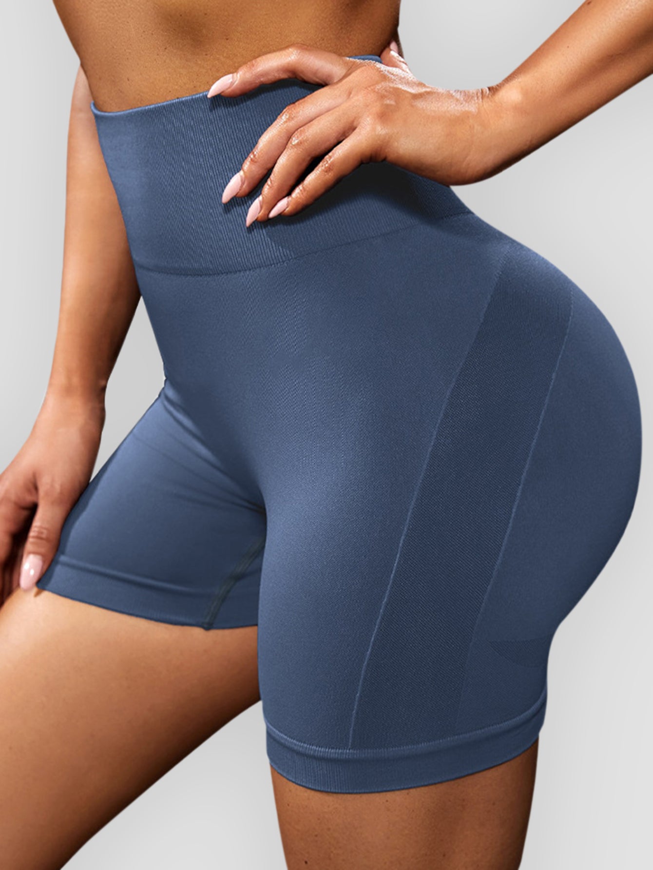 High Waist Butt Contour Seamless Shorts