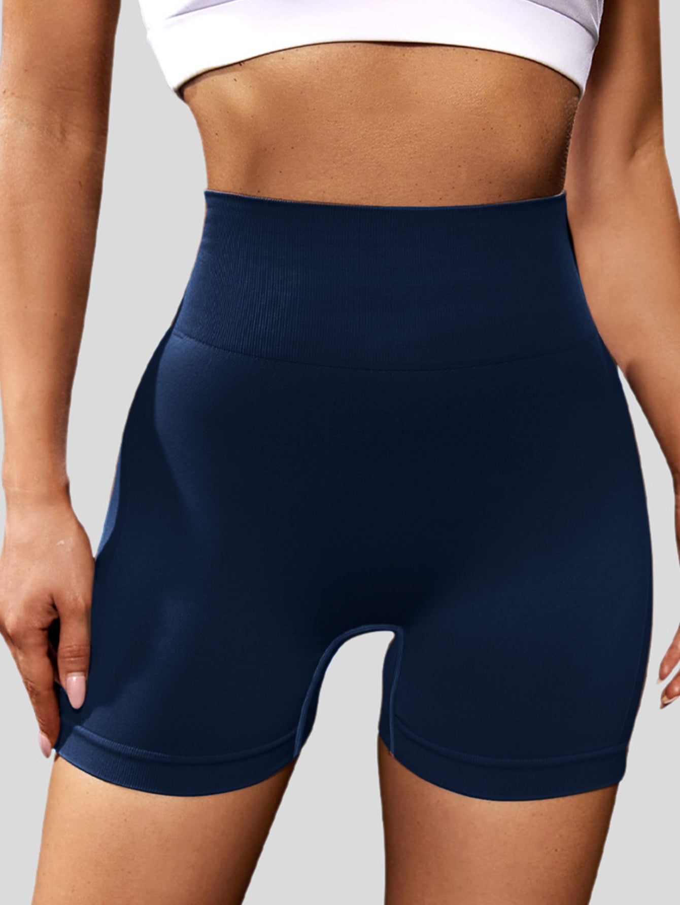 High Waist Butt Contour Seamless Shorts