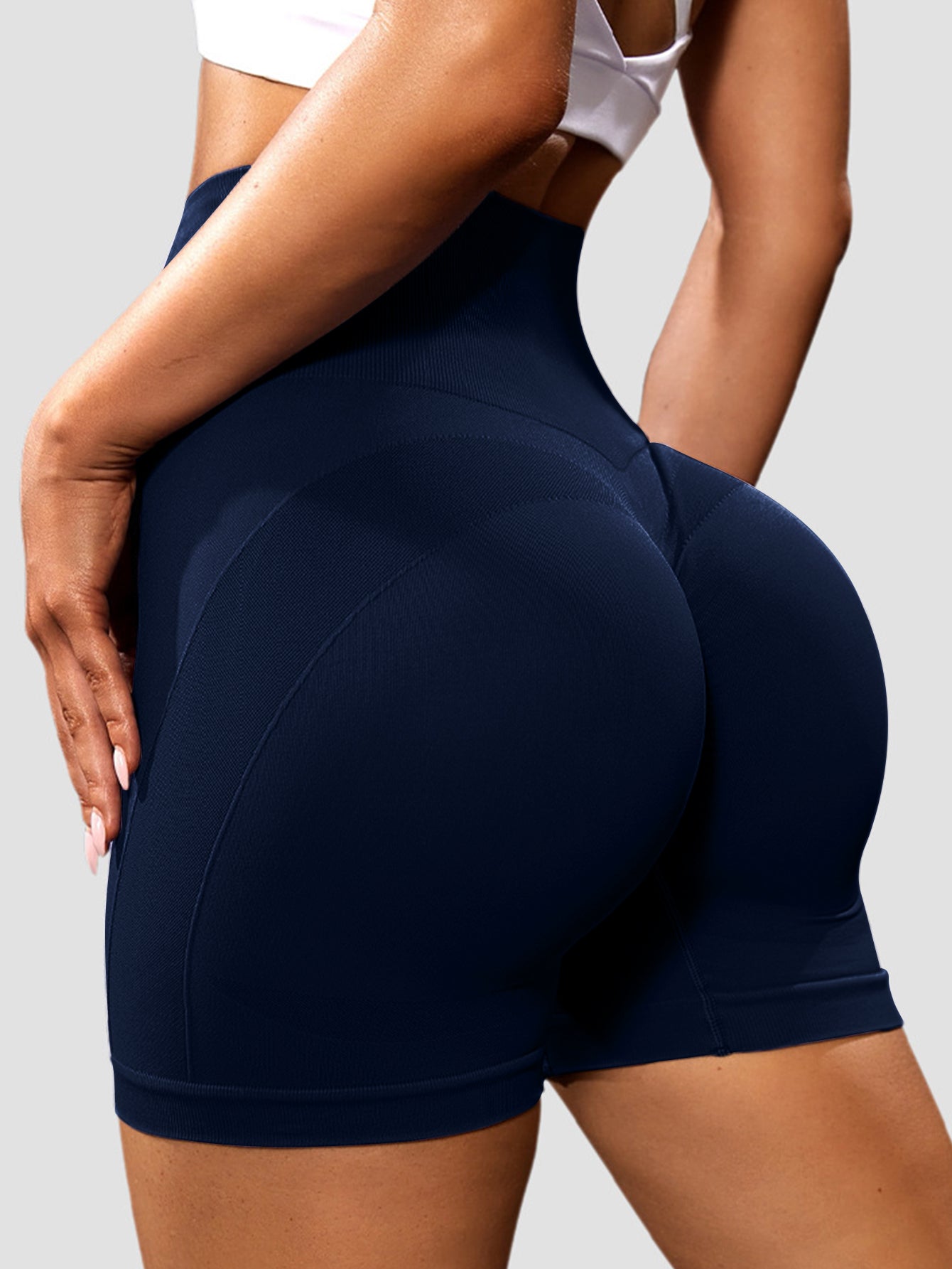 High Waist Butt Contour Seamless Shorts