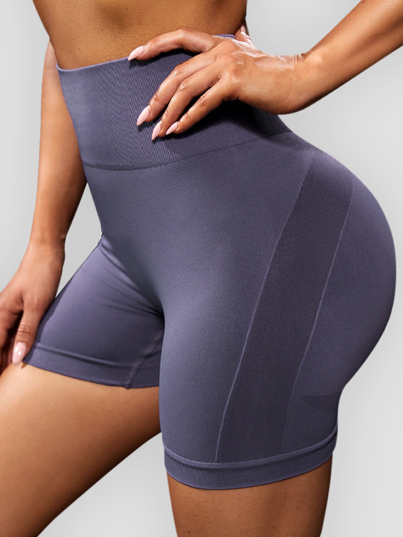 High Waist Butt Contour Seamless Shorts